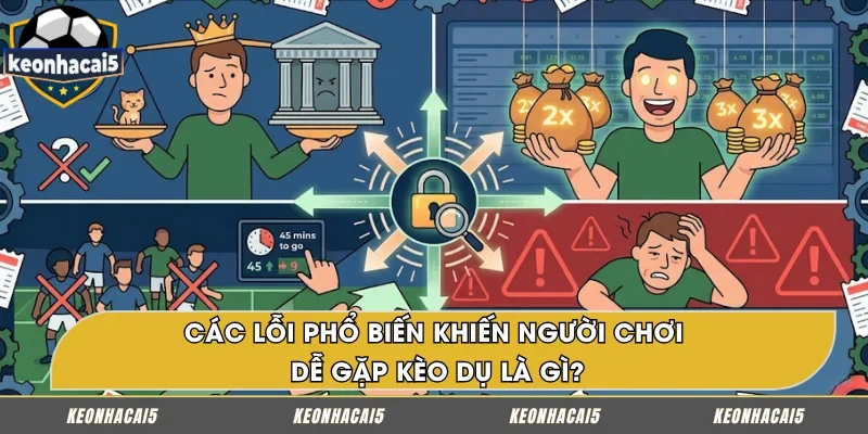 Nguyên nhân khiến người chơi dễ sập sập bẫy kèo dụ là gì
