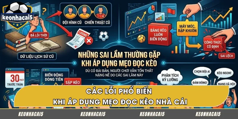 Những hạn chế khi sử dụng mẹo đọc kèo nhà cái