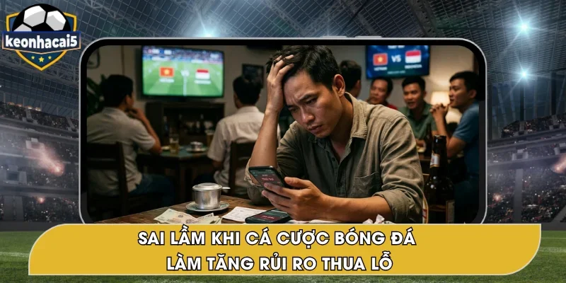 Sai Lầm Khi Cá Cược Bóng Đá – Lưu Ý Cần Tránh, Cược An Toàn