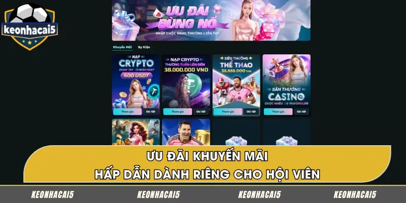 Nhà cái triển khai khuyến mãi hấp dẫn cho mọi hội viên