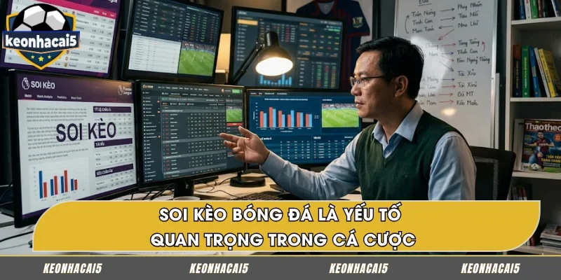 Soi kèo bóng đá giúp phân tích và đặt cược đúng chuẩn